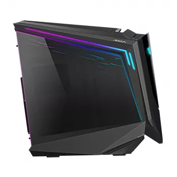 Obudowa PC GIGABYTE AORUS C700 GLASS – Full Tower, obsługuje płyty do E-ATX i chłodnice 420 mm, fabrycznie zainstalowane 5 wentylatorów 120 mm, USB 3.1 Type-C, RGB Fusion