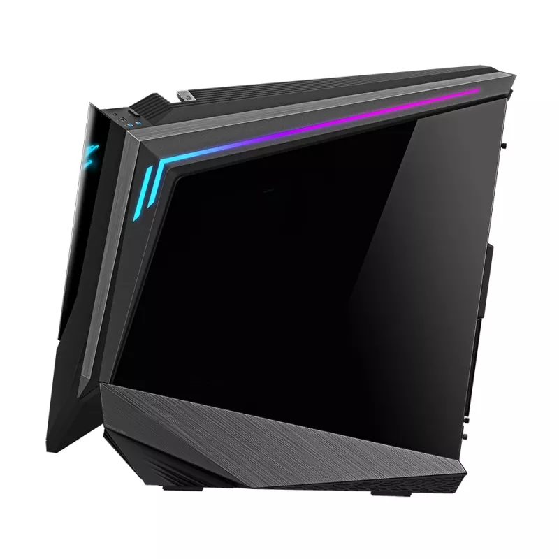 Obudowa PC GIGABYTE AORUS C700 GLASS – Full Tower, obsługuje płyty do E-ATX i chłodnice 420 mm, fabrycznie zainstalowane 5 wentylatorów 120 mm, USB 3.1 Type-C, RGB Fusion