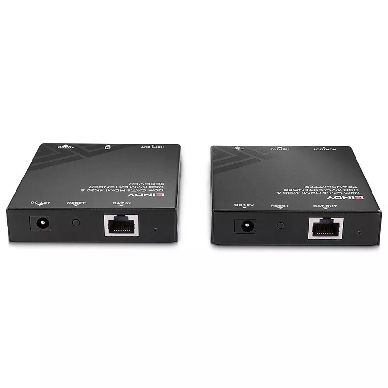 Przedłużacz KVM Lindy 120 m Cat.6 HDMI i USB nadajnik i odbiornik