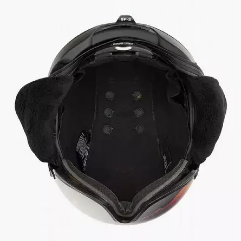 Kask narciarski Casco SP-2 Carbonic Visor, rozmiar M (55–57 cm), czarny