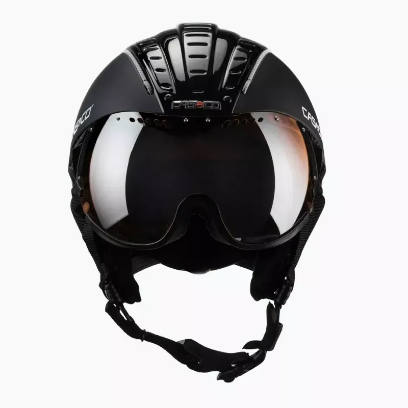 Kask narciarski Casco SP-2 Carbonic Visor, rozmiar M (55–57 cm), czarny