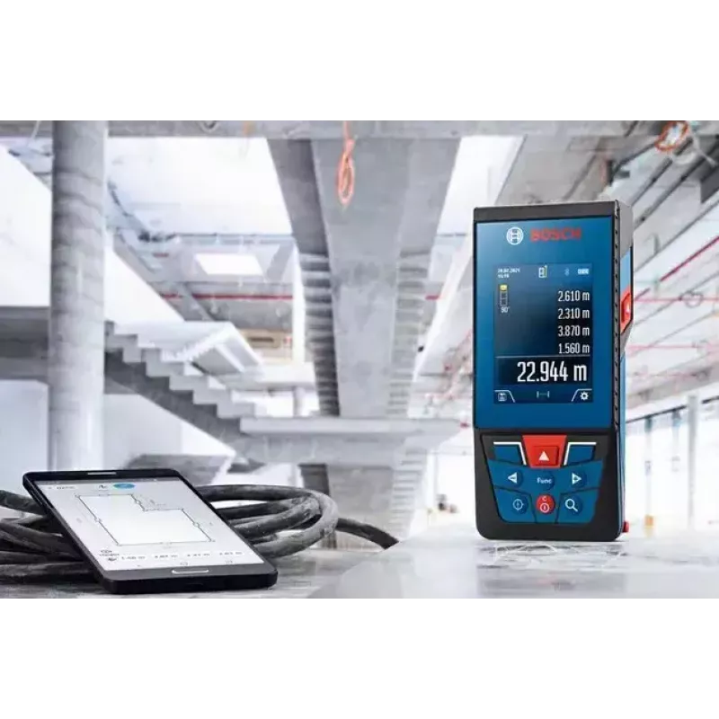 Bosch GLM 100-25 C Professional Czarny, Niebieski, Czerwony 4x 0,08 - 100 m