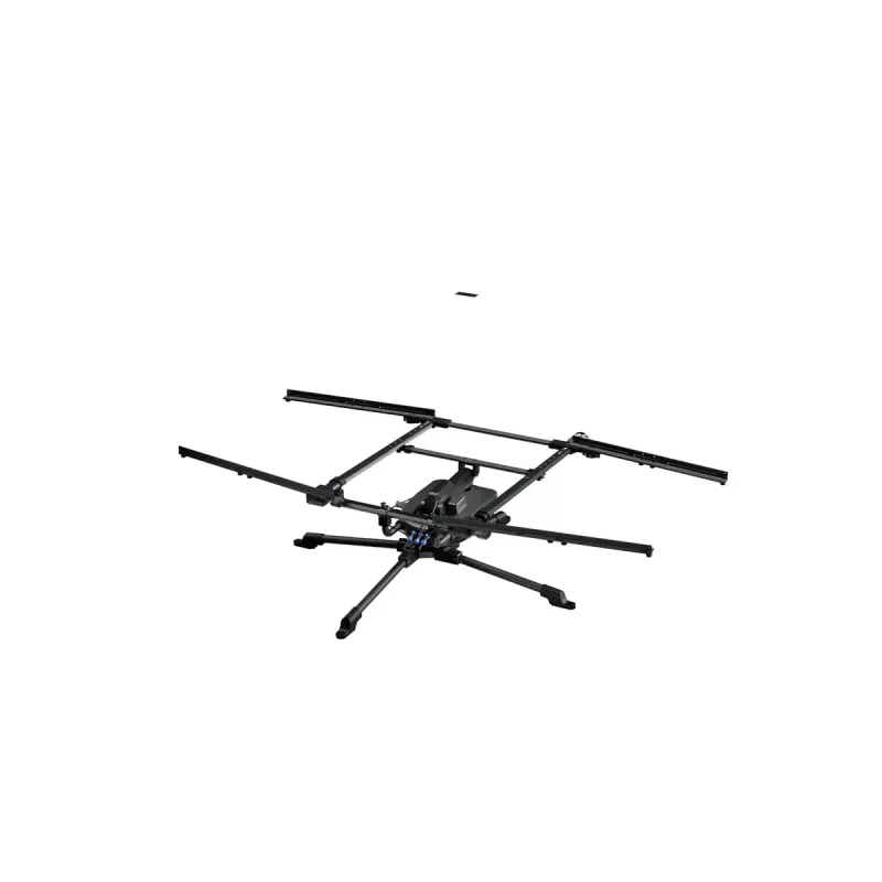 Solarny tracker EcoFlow 50036001 — wolnostojący, zasilany bateriami, 2500×150×150 mm, czarny/szary