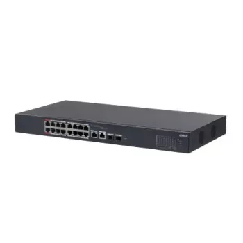 Przełącznik sieciowy Dahua Technology DH-CS4218-16ET-190 Zarządzany L2 Gigabit Ethernet (10/100/1000) Power over Ethernet (PoE) Czarny