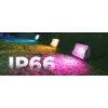 Inteligentne oświetlenie ogrodowe Govee H8057 Wi‑Fi/Bluetooth, czarny, 148×68,9×72,4 mm, 11 kWh/1000h