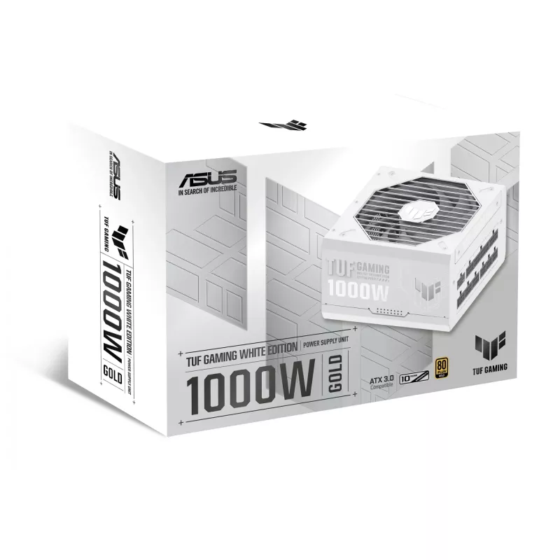 ASUS TUF Gaming 1000W Gold biały Edition zasilacz 20+4 pin ATX ATX
