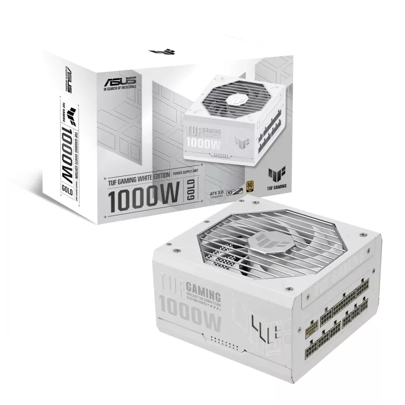 ASUS TUF Gaming 1000W Gold biały Edition zasilacz 20+4 pin ATX ATX