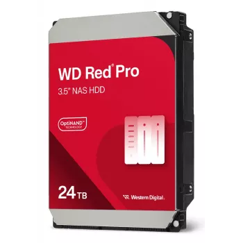 WESTERN DIGITAL Dysk twardy - WD czerwony Pro WD241KFGX - 24TB - SATA 6Gb/s - 3,5 cala - 7200 obr./min - 512MB bufor