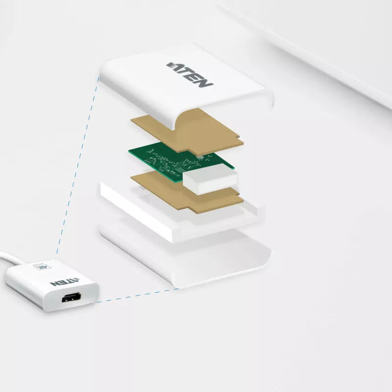 ATEN 4K Active DisplayPort to HDMI converter, 3D, up 3840 by 2160 @30Hz
