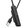 Zewnętrzna obudowa 2,5 cala SATA III USB 3.0 UGREEN 70609 do dysków SSD/HDD SATA 2,5 inch, USB-A na SATA, 5 Gbit/s, czarna
