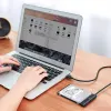 Zewnętrzna obudowa 2,5 cala SATA III USB 3.0 UGREEN 70609 do dysków SSD/HDD SATA 2,5 inch, USB-A na SATA, 5 Gbit/s, czarna