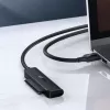 Zewnętrzna obudowa 2,5 cala SATA III USB 3.0 UGREEN 70609 do dysków SSD/HDD SATA 2,5 inch, USB-A na SATA, 5 Gbit/s, czarna