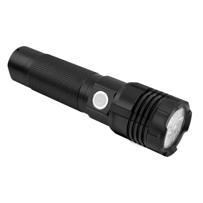 Latarka ręczna Ansmann Pro 3000R Czarna LED 30W IP67
