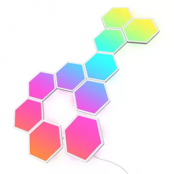 Panel inteligentny Govee Glide Hexa Light Panels Wi-Fi biały 10 szt.