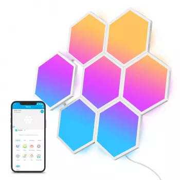 Panel inteligentny Govee Glide Hexa Light Panels Wi-Fi biały 10 szt.