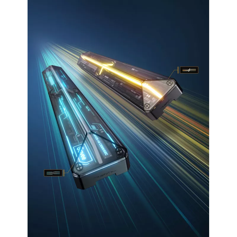 Inteligentna lampa ścienna Govee Gaming Wall Lights (4+1) — Wi‑Fi/Bluetooth, wielokolorowa, 4 sztuki, 370×45×30 mm