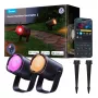 Reflektory zewnętrzne Govee H7093 RGBICWW 750 lm Wi‑Fi 2.4 GHz, RGB i ciepła biel