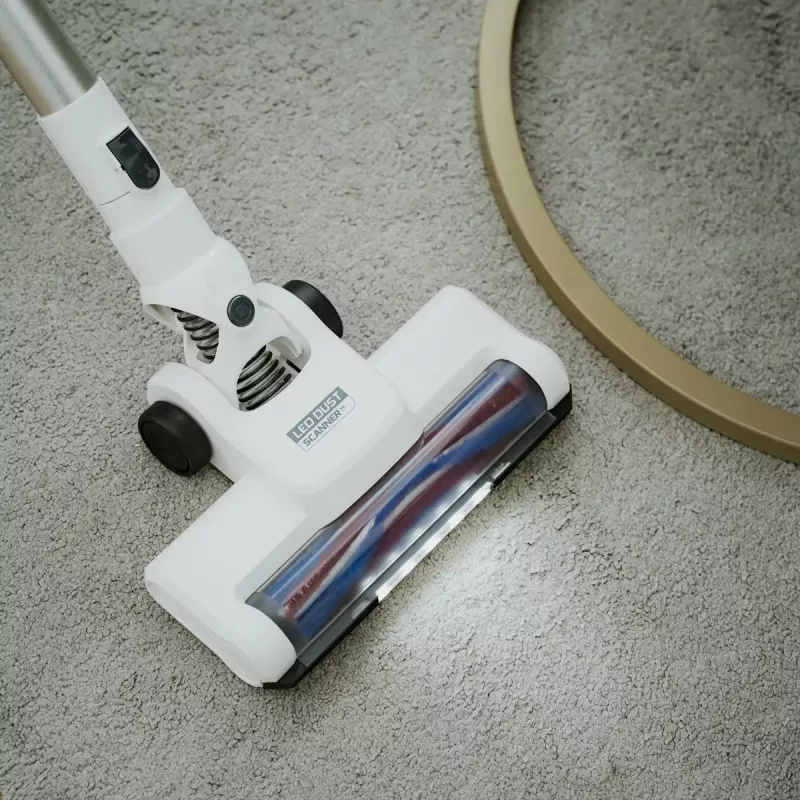 Odkurzacz bezprzewodowy Adler AD 7064 2w1 — maks. 350 W, ssanie 13 000 Pa, bateria 2000 mAh, sucho i mokro, pojemność na kurz 0,6 l, pojemność na wodę 0,15 l, ekran dotykowy LED, 4 tryby