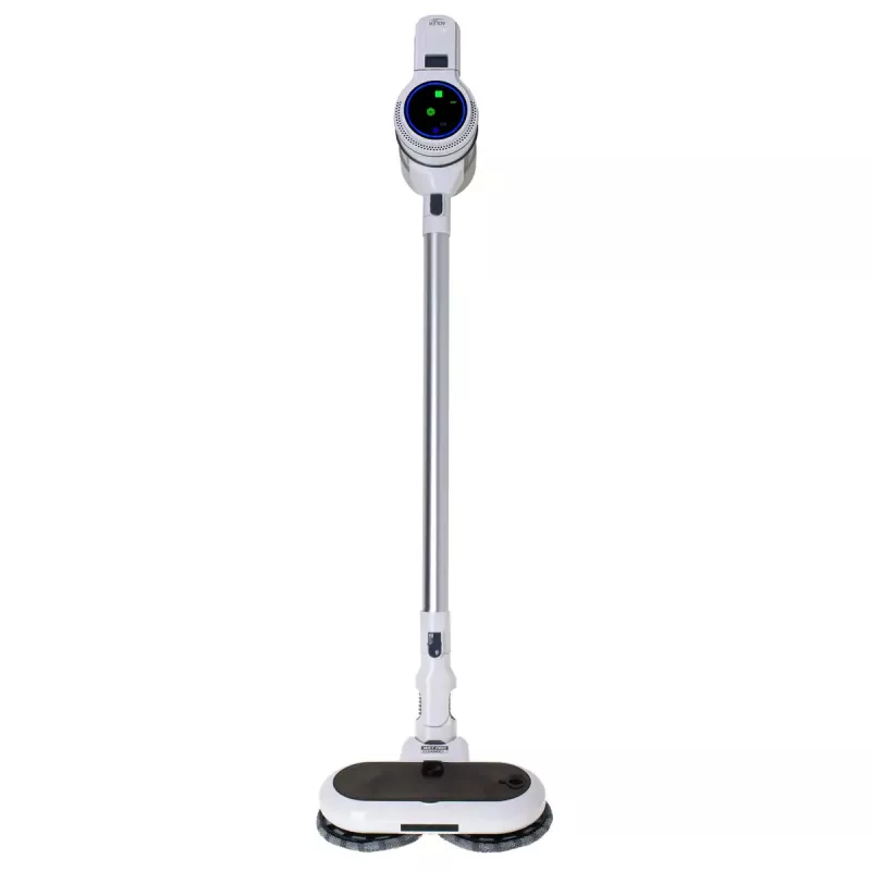 Odkurzacz bezprzewodowy Adler AD 7064 2w1 — maks. 350 W, ssanie 13 000 Pa, bateria 2000 mAh, sucho i mokro, pojemność na kurz 0,6 l, pojemność na wodę 0,15 l, ekran dotykowy LED, 4 tryby