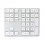 Klawiatura numeryczna Satechi ST-XLABKS — Bluetooth, 33 klawisze, srebrna, 124,7 g