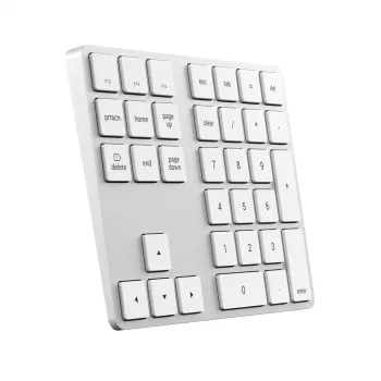 Klawiatura numeryczna Satechi ST-XLABKS — Bluetooth, 33 klawisze, srebrna, 124,7 g