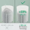 Niszczarka Leitz IQ OptiMax Small Office 350 Micro Cut, poziom bezpieczeństwa P5, 22L - biała
