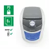 Niszczarka Leitz IQ OptiMax Small Office 350 Micro Cut, poziom bezpieczeństwa P5, 22L - biała