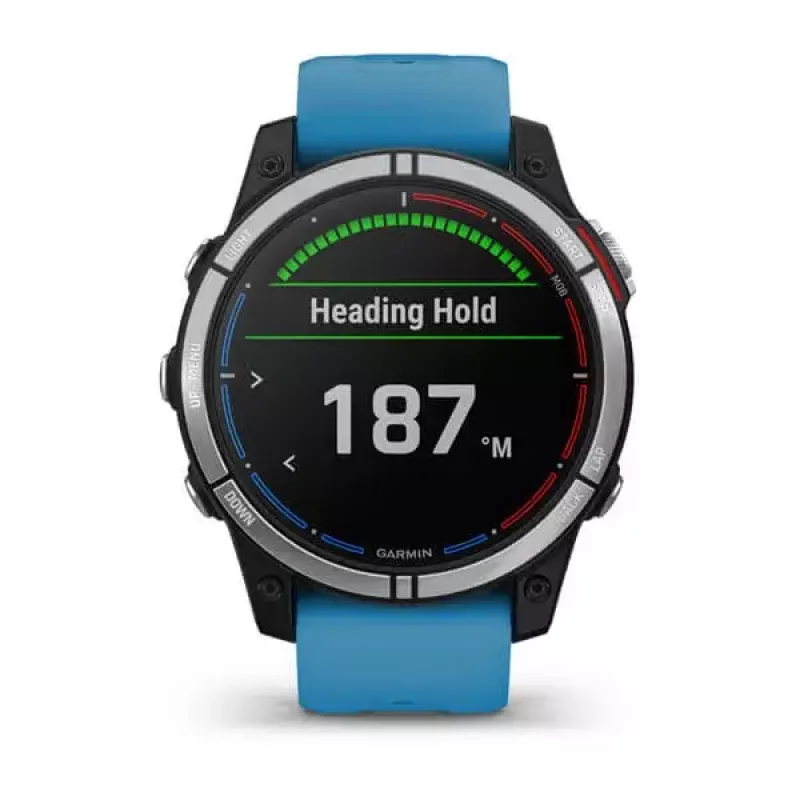 Smartwatch GARMIN quatix 7 Blue — obudowa CFRP 47 mm, 1,3-calowy ekran dotykowy MIP, 10 ATM, Bluetooth/Wi‑Fi/NFC