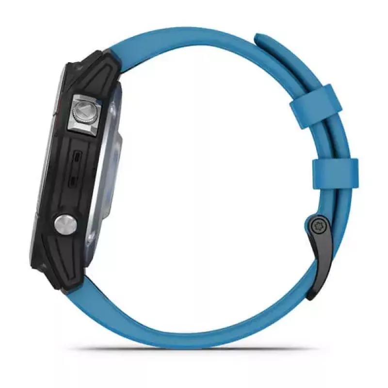 Smartwatch GARMIN quatix 7 Blue — obudowa CFRP 47 mm, 1,3-calowy ekran dotykowy MIP, 10 ATM, Bluetooth/Wi‑Fi/NFC