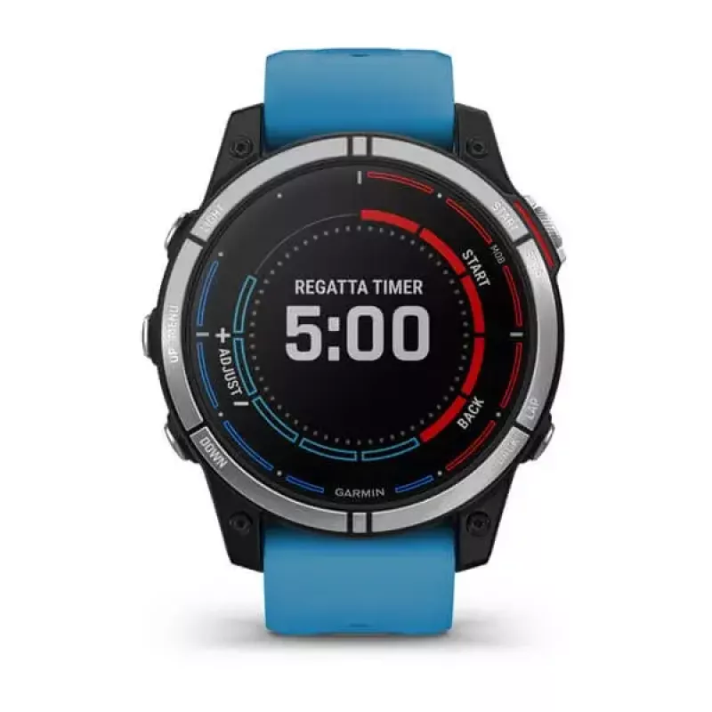 Smartwatch GARMIN quatix 7 Blue — obudowa CFRP 47 mm, 1,3-calowy ekran dotykowy MIP, 10 ATM, Bluetooth/Wi‑Fi/NFC