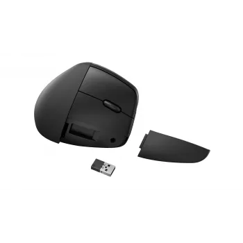 HP 925 Ergonomiczna Mysz Pionowa, dla praworęcznych, konstrukcja pionowa, RF Wireless + Bluetooth, 4000 DPI, czarna