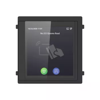 Wyświetlacz Hikvision DS-KD-TDM 100mm x 100mm 12V 4W Czarny