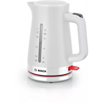 Czajnik elektryczny Bosch TWK3M121 — 1,7 l, 2400 W, biały, obudowa z tworzywa sztucznego