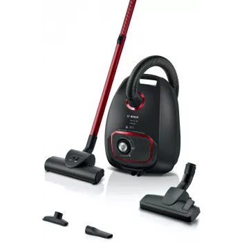 Odkurzacz cylindryczny Bosch Serie 4 BGB41POW1 — 850 W, worek na kurz 4 L, HEPA13, teleskopowa rura metalowa