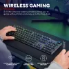 Klawiatura Trust GXT 868 Torix dla graczy USB + RF Wireless + Bluetooth QWERTY US English czarna