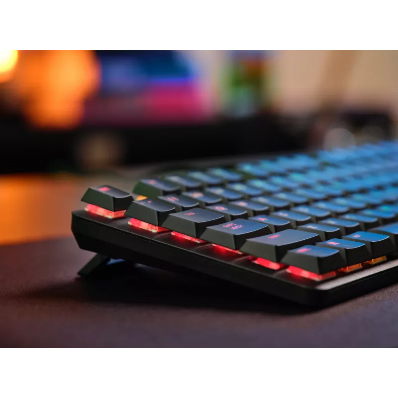 Klawiatura Trust GXT 868 Torix dla graczy USB + RF Wireless + Bluetooth QWERTY US English czarna