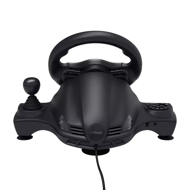 Trust GXT 289 Movi Czarny USB Steering wheel + Pedals Nintendo Switch, PlayStation 4, Xbox One S, Xbox One X, Xbox Series S, Xbox Series X
