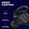 Trust GXT 289 Movi Czarny USB Steering wheel + Pedals Nintendo Switch, PlayStation 4, Xbox One S, Xbox One X, Xbox Series S, Xbox Series X
