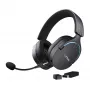 Trust GXT 491 Fayzo Zestaw słuchawkowy Przewodowy i bezprzewodowy Nagłowny Gaming USB Type-C Bluetooth Czarny