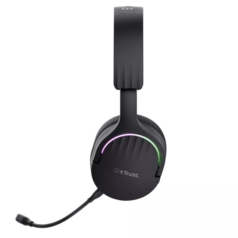 Trust GXT 491 Fayzo Zestaw słuchawkowy Przewodowy i bezprzewodowy Nagłowny Gaming USB Type-C Bluetooth Czarny