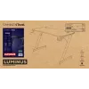 Stół prostokątny TRUST GXT 709 LUMINUS Czarny 1200x600x740 mm