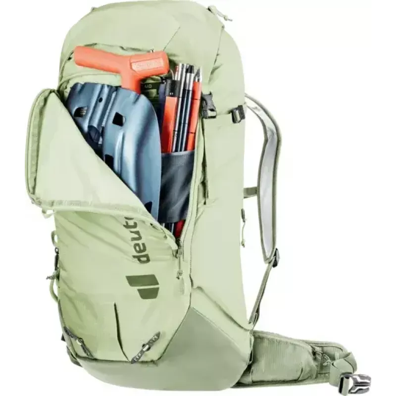 Plecak Deuter Freescape Lite 24 L bezramowy narciarski, limonkowy
