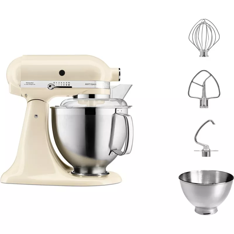 Robot kuchenny KitchenAid Artisan 5KSM185PS 300 W 4,8 L Cream