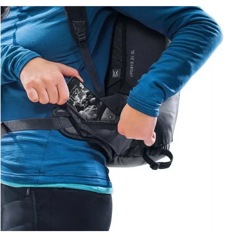 Plecak DEUTER Updays 24 SL — pojemność 24 l, krój damski, czarny skydiving
