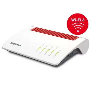 FRITZ!Box 7590 AX router bezprzewodowy Gigabit Ethernet Dwupasmowy (2.4 GHz / 5 GHz) Biały