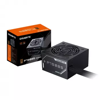 Zasilacz GIGABYTE P750BS – PCI-E 6+2 pin x 4, 80 PLUS Bronze, wentylator 120 mm, kompatybilny z ATX, wtyczka EU