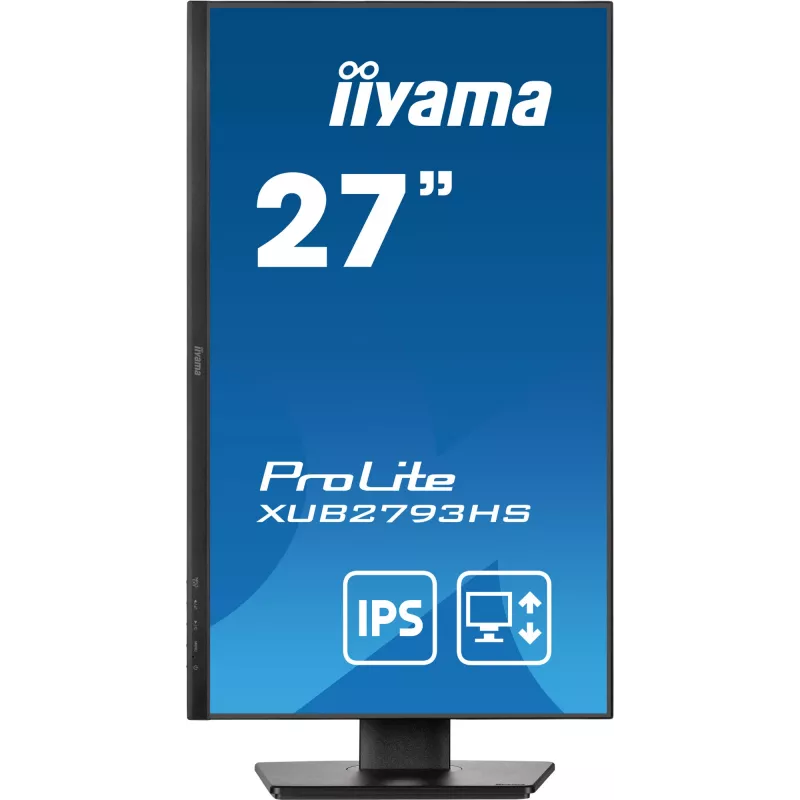 Monitor komputerowy iiyama ProLite XUB2793HS-B7 68,6 cm (27 cali) 1920 x 1080 pikseli Full HD LED Czarny