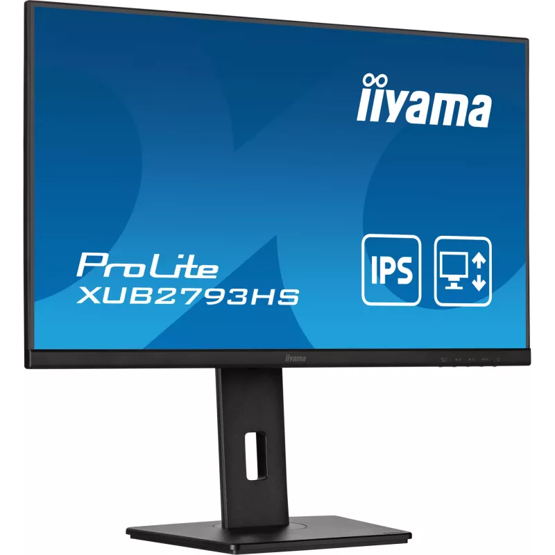 Monitor komputerowy iiyama ProLite XUB2793HS-B7 68,6 cm (27 cali) 1920 x 1080 pikseli Full HD LED Czarny