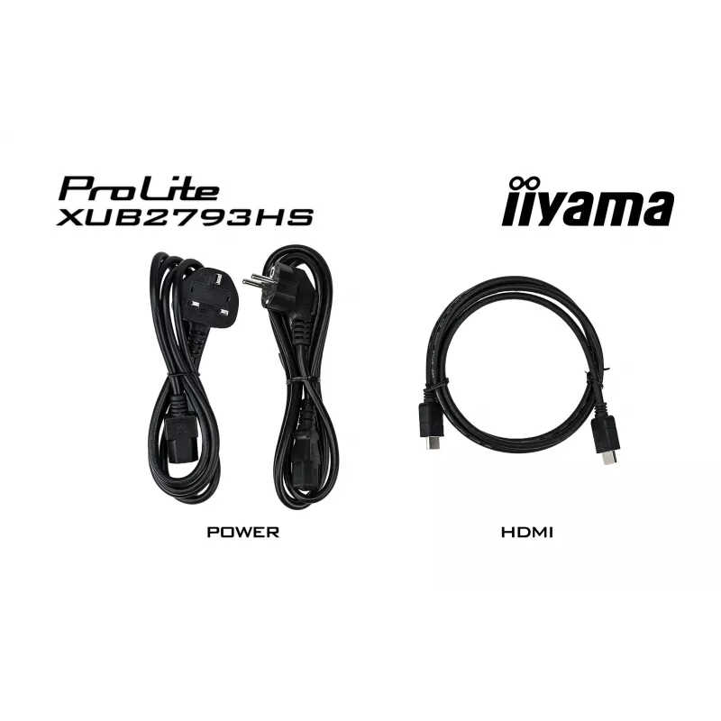 Monitor komputerowy iiyama ProLite XUB2793HS-B7 68,6 cm (27 cali) 1920 x 1080 pikseli Full HD LED Czarny