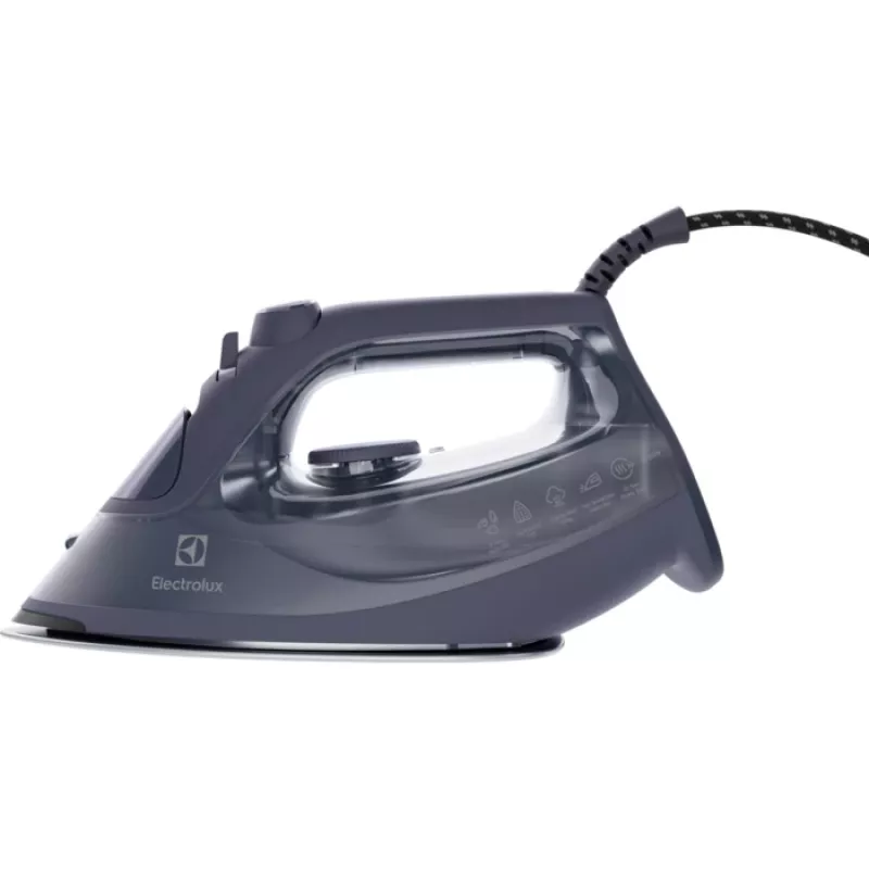 Żelazko parowo-suche Electrolux E6SI1-4MN 2500 W, stopa Glissium, zbiornik 0,33 L, uderzenie pary 200 g/min